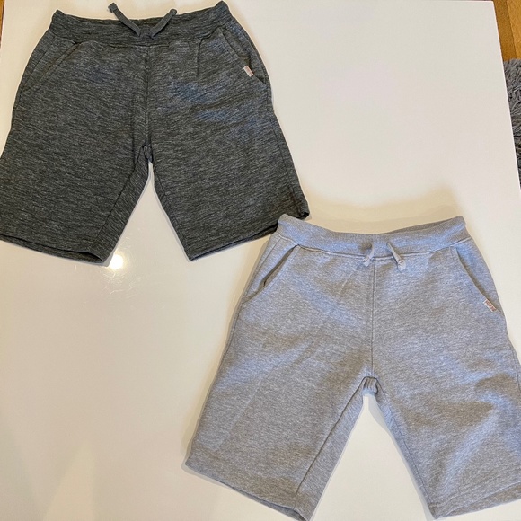 TWO PAIRS of Weatherproof Vintage Sweatpants Shorts - Boys L - Picture 1 of 3
